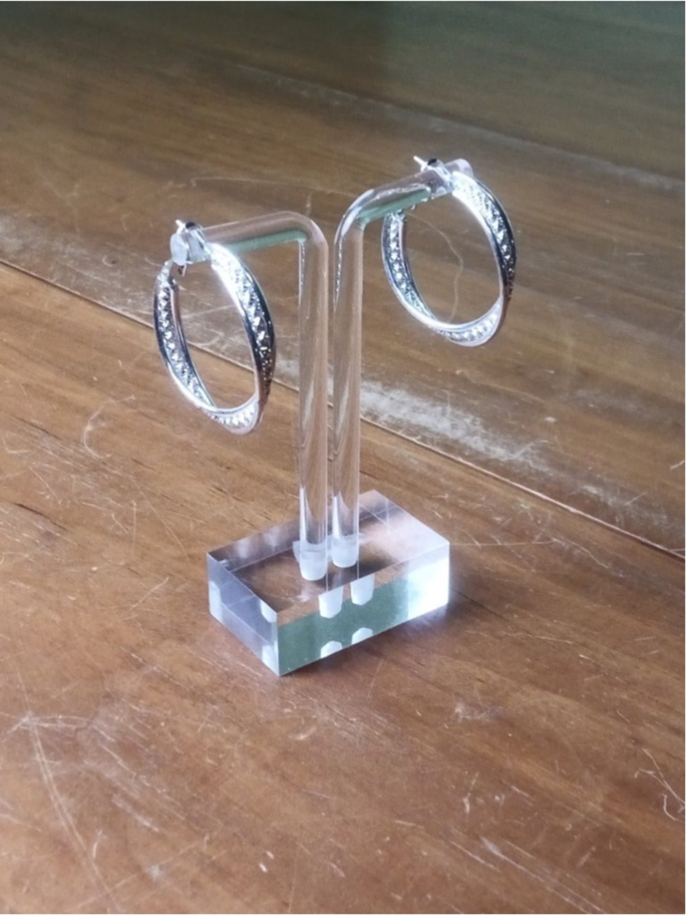 Unbranded Silver Tone Hoop Earrings One Size